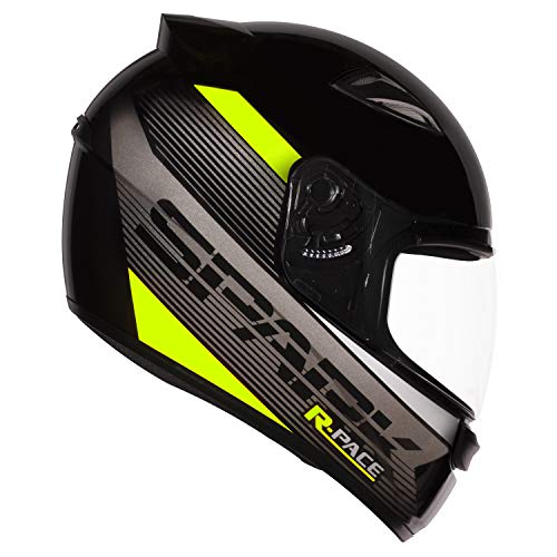 Capacete Ebf Spark R-Pace 60/Preto/Amarelo