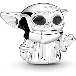 Abalorios Pandora Star Wars MGIUL Baby Yoda Charms para Mujeres Pulseras con Dijes, Cuentas de Dibujos Animados de Plata de Ley 925 Regalo de Joyería de Cumpleaños de Halloween de Christmas para Niñas