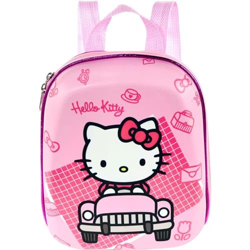 MOCHILA INFANTIL HELLO KITTY CARRO