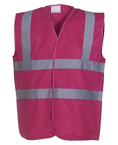 Expert Workwear Hi Vis Multi-Colour Safety Vest High Visibility Reflective Viz Waistcoats 2 Band & Brace - 24 Colours | Small to 5XL