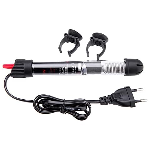 GERUI Aquarium Heizung 60l,220V-240V, mit Temperaturanzeige Heizstab Aquarium für Fischtanks und Aquarium,Drahtlänge 80cm (50W) Cover