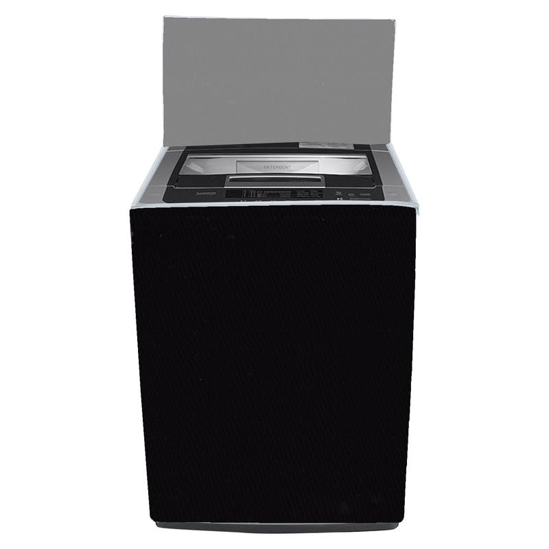 Image of Polyester Top Load Washing Machine Cover Suitable For Samsung, Lg, Godrej, Whirlpool 6.5Kg, 7Kg, 7.5Kg, 8Kg, 9Kg, 10Kg, 11Kg, Waterproof Cover, Solid Coffee.