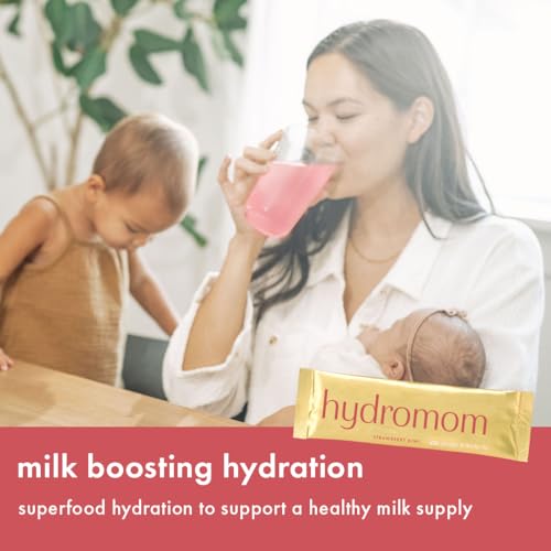 Hydromom Electrolyte Drink Mix for Moms (Strawberry Kiwi)