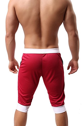 ONEFIT Men's Sport Pants Casual Medium Shorts Running Nylon Trousers2