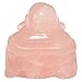 Rockcloud Healing Crystal Gemstone Carved Laughing Happy Buddha Feng Shui Figurines Wealth and Good Luck 1.5