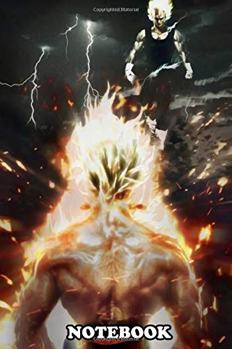 Notebook: Goku Vs Majin Vegeta , Journal for Writing, College Ruled Size 6" x 9", 110 Pages