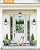 VIANIS Large Outdoor Pendant Light Fixture & Black Dusk to Dawn Outdoor Post Lighting with 3-Head
