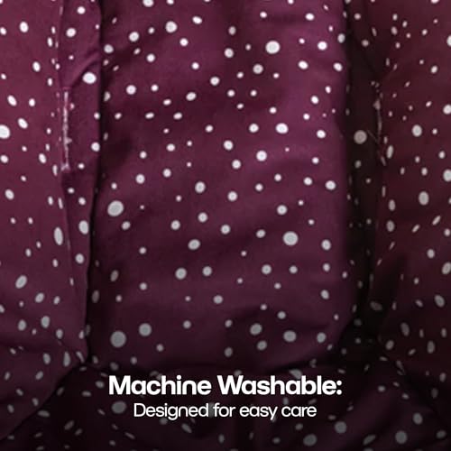 Image of 4moms RockaRoo and MamaRoo Infant Insert, Machine Washable, Soft, Plush Fabric, Reversible Design, Maroon
