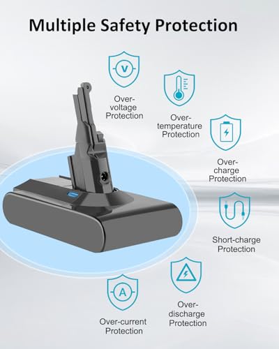 21.6v 8000mAh Replacement for V8 Battery Compatible with SV10 V8 Animal/Motorhead/Absolute/Fluffy/Trigger/Allergy/Mattress Handheld Cordless Vacuum Cleaner
