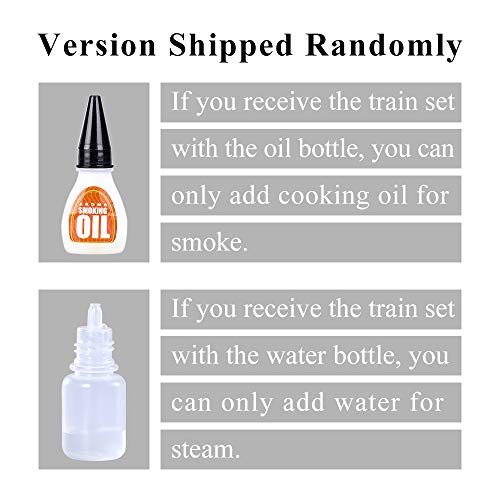 SNAEN Train Sets w/ Steam Locomotive Engine, Cargo Car and Tracks, Battery Powered Play Set Toy w/ Smoke, Light & Sounds, for Kids, Boys & Girls 3 4 5 6 7 Years Old - Thumbnail 4