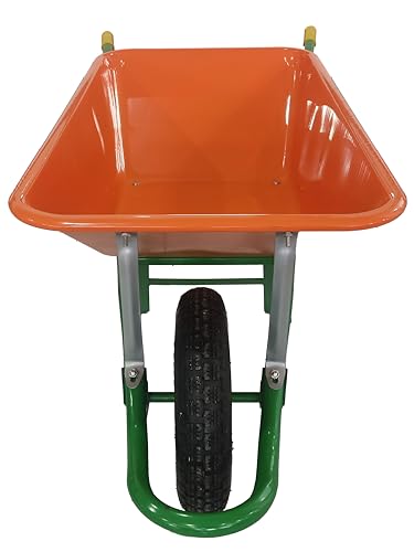 Carretilla Amarilla/Naranja 100L