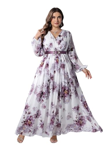 Image of TOLEEN Women's Plus Size Sequin Dress Luxurious Style Formal Cocktail Evening Party Maxi Dresses