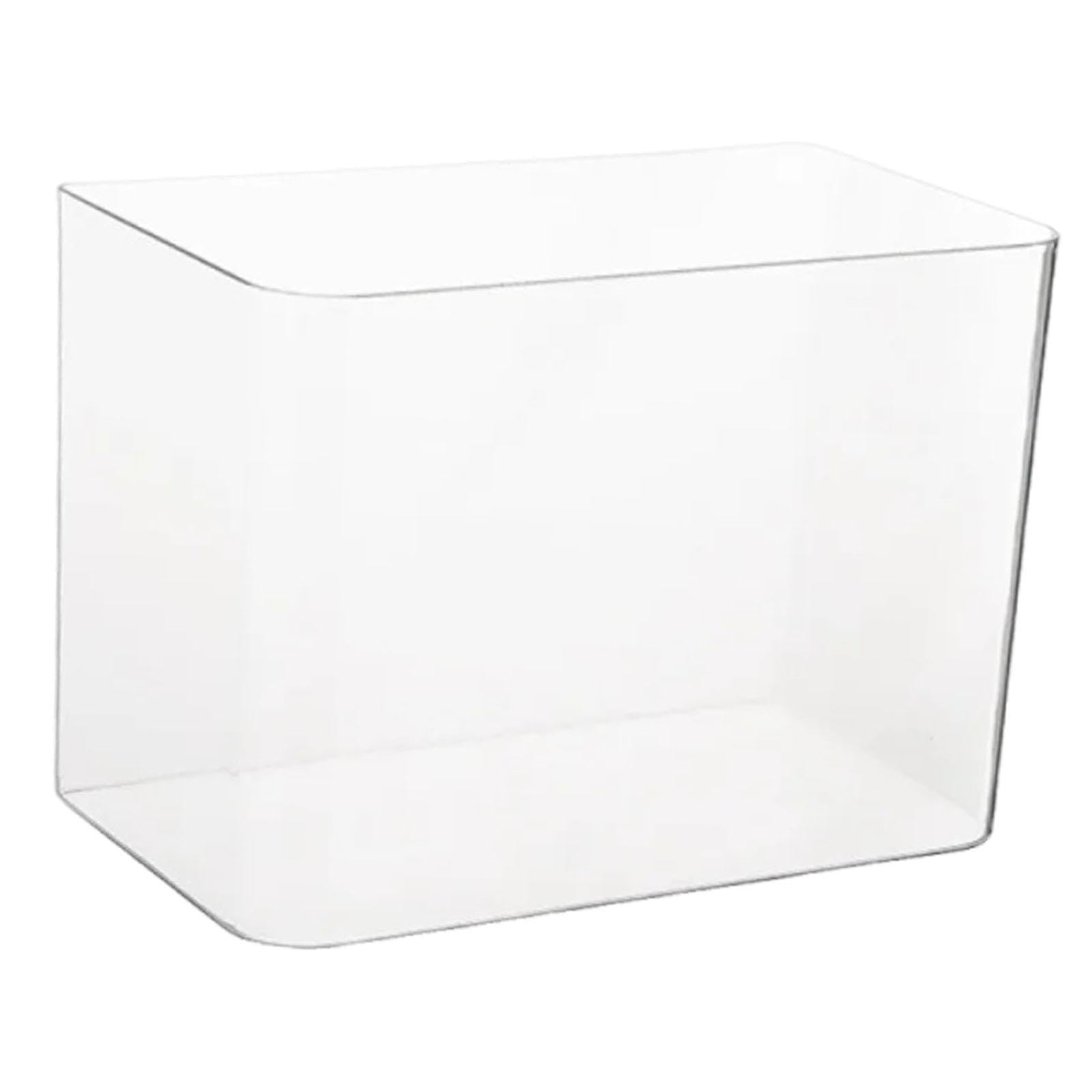 Fenteer Terrario para Reptiles, Caja de alimentación, Suministros, Jaula de hábitat, para Peces pequeños, Peces Betta, cangrejos ermitaños, Geckos, Sin Tapa