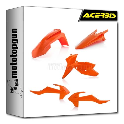 Cache carénage orange pour réparer plastique cassé KTM EXC-F 500 années 2017 2018