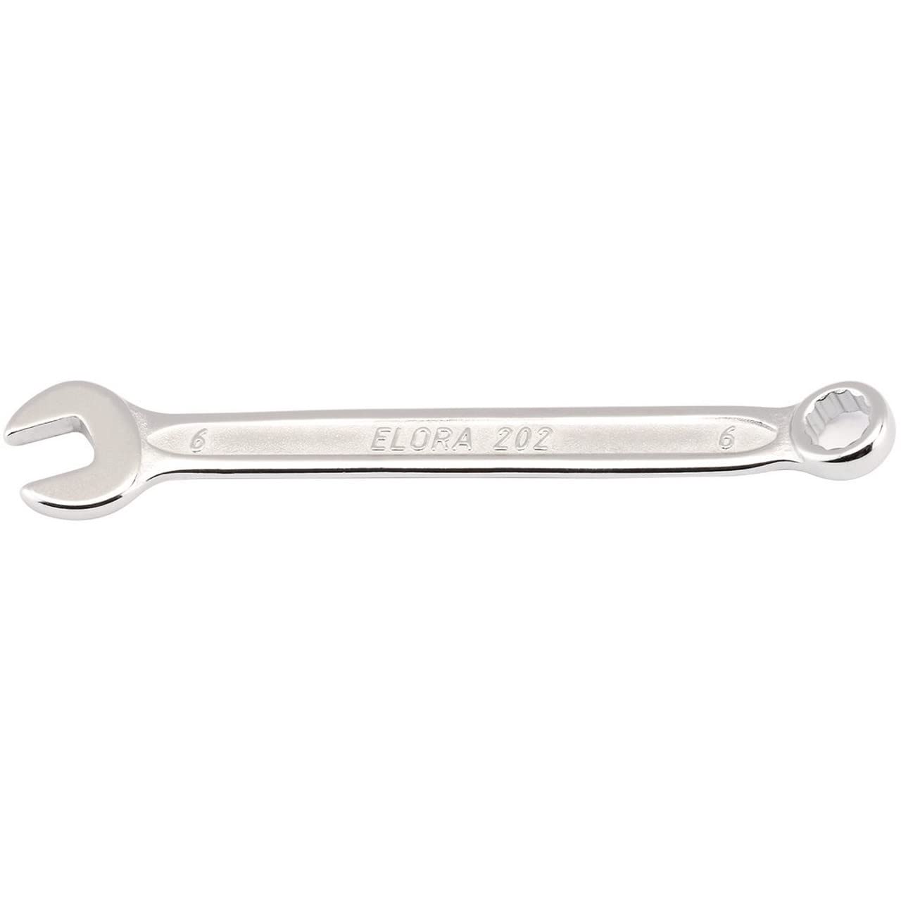 Draper 4353 Elora Midget Combination Spanner, 6mm, Chrome