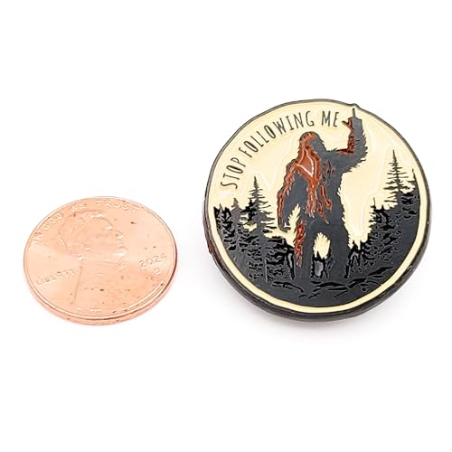 Bigfoot Enamel Lapel Pin - for Fans of Bigfoot and Sasquatch3