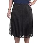 Calvin Klein Women's Metallic Lace Skirt