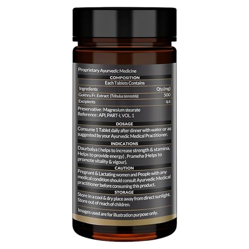 Image of MuscleBlaze Koshaveda Tribulus 500mg (60 Tablets) | Ayurveda for Performance