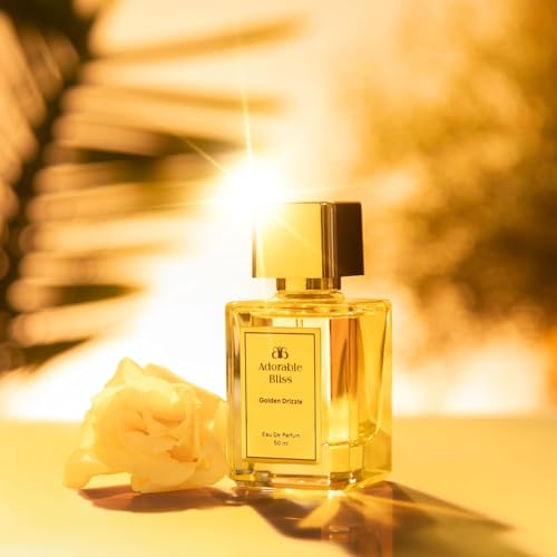 Image of Golden Drizzle Eau de Parfum | Long Lasting Perfume for Men & Women | Rich Gourmand Fragrance with Rum, Dark Chocolate, Coffee, Caramel & Vanilla | 20-25% Perfume Oil