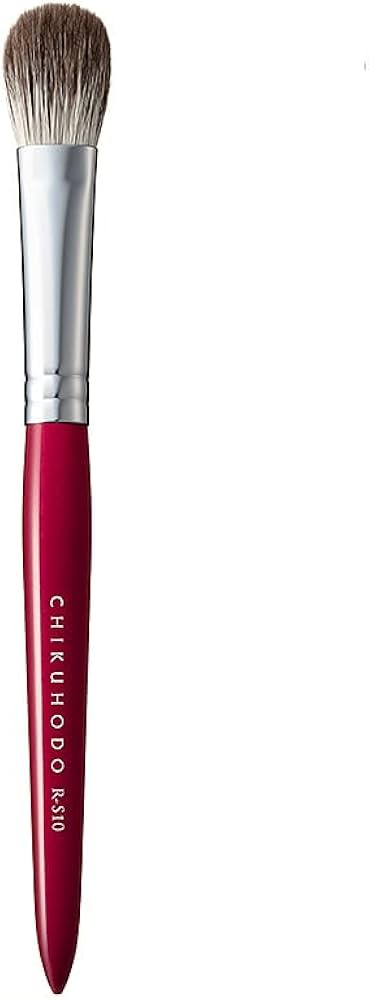 KUMANOFUDE 竹法堂 最高級化粧筆 天然シルバーフォックス製チークブラシ チークブラシ：FO-3｜竹宝堂（ちくほうどう）熊野筆・化粧筆