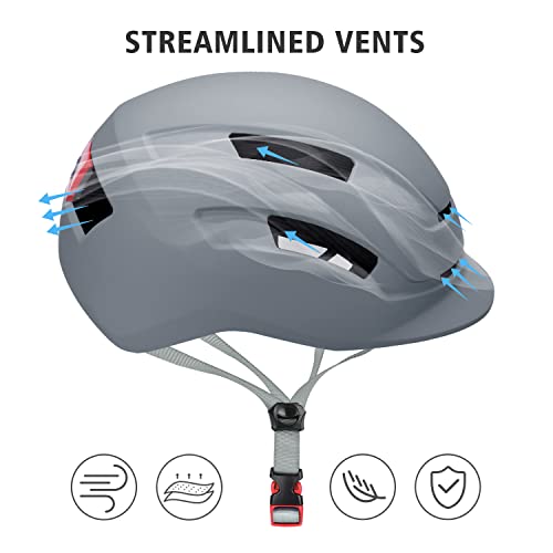 Adult Urban Bike Helmet – Adjustable Fit System & Integrated