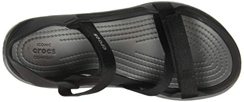 Image of crocs Women's Black Fashion Sandals-4 UK (W6) (204804-001)