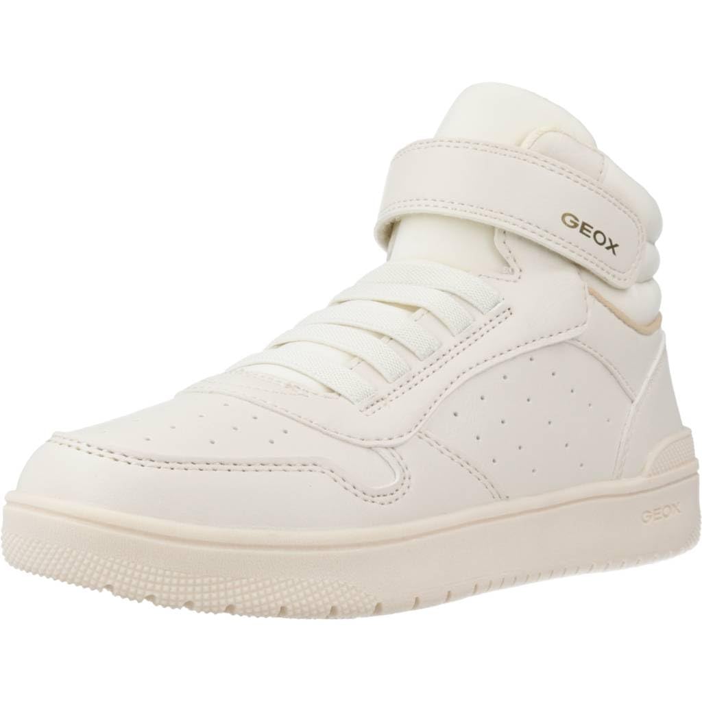 Geox Girl's J Washiba Girl a Sneaker, Lt Ivory, 11.5 UK Child