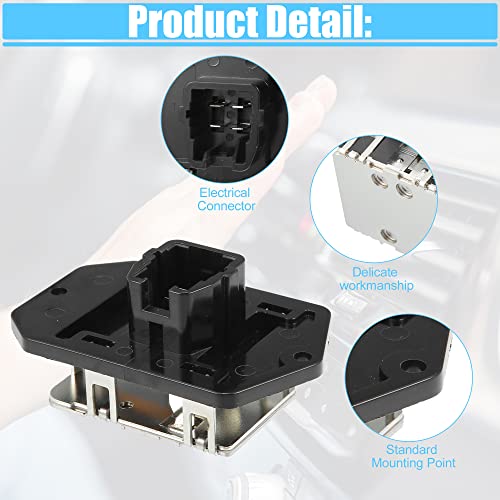 Image of ACROPIX HVAC Blower Motor Resistor AC Blower Control Module Fit for Toyota Corolla 2003-2008 No.8713802030 - Pack of 1 Black
