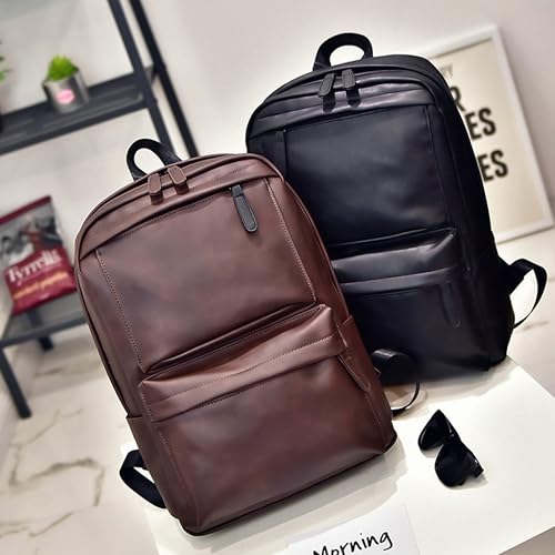 Image of Kraptick Multi-functional Backpack-Waterproof Laptop Backpack, Office Bag with PU Leather Design, Professional Bag for Laptops and Work, Durable and Stylish Bags for Travel