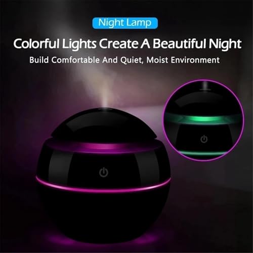 Humidificador portátil ultrasónico con difusor de aromas USB miniatura 3
