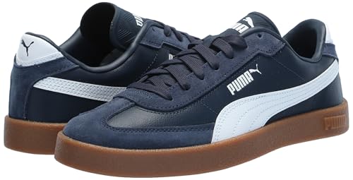 Image of Puma Men's Club II Era, Club Navy-Puma White, 9