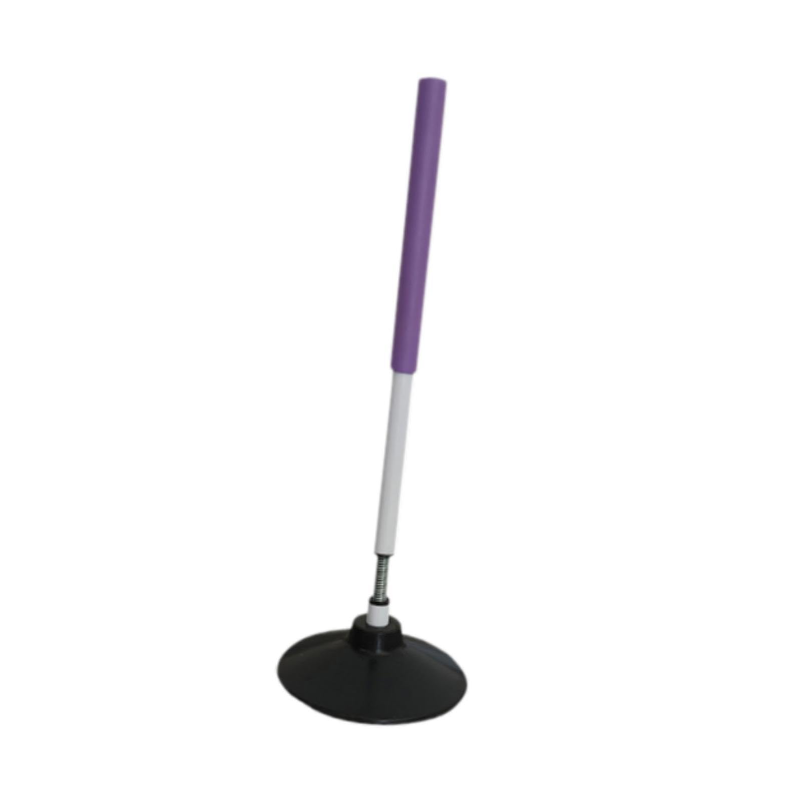 Poste de Entrenamiento para Ejercicios Deportivos Poste Multifunción Barra de Señal con Base Autopesada Material Resistente Adecuada
