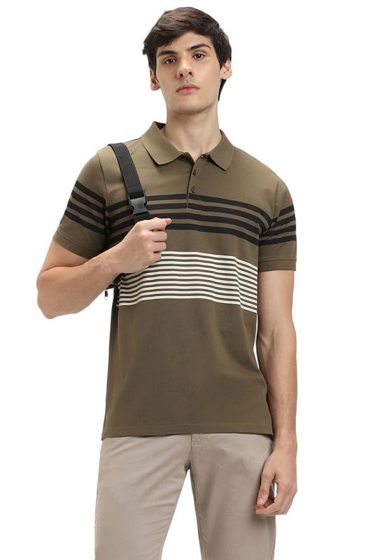 Image of Dennis Lingo Men Cotton Slim Fit Polo Half Sleeve T-Shirt