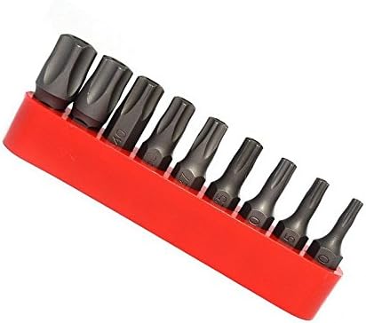 ProTool 1636 5-Point Star Tamper-Proof Bit Set-Fits Many German Cars-T10 to T50-Taiwan, Metal