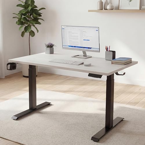 Image of Table Top for Office, Study & Standing Desk - 18mm Pre-Laminated Engineered Wood, Matte Scratch & Spill Resistant, Load up to 120 kg, Suitable Frames - 48x24 inch,Frosty White