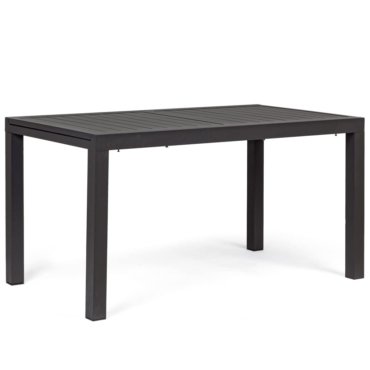 Yellow shop - HILL Tavolo da giardino rettangolare allungabile per esterno in alluminio L140/210xP90xH75 cm Antracite, Bianco o Coffee (Antracite)