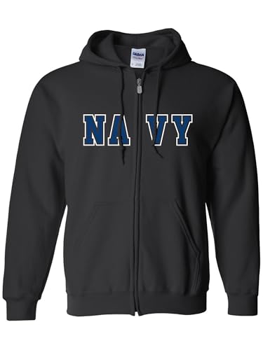 zerogravitee NAVY Big and Bold Full-Zip Hooded Sweatshirt