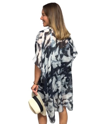Image of Humble Hilo Womens Kimono Cardigan Sleeveless Lightweight Cover Up Casual & Flowy, 2 Sizes