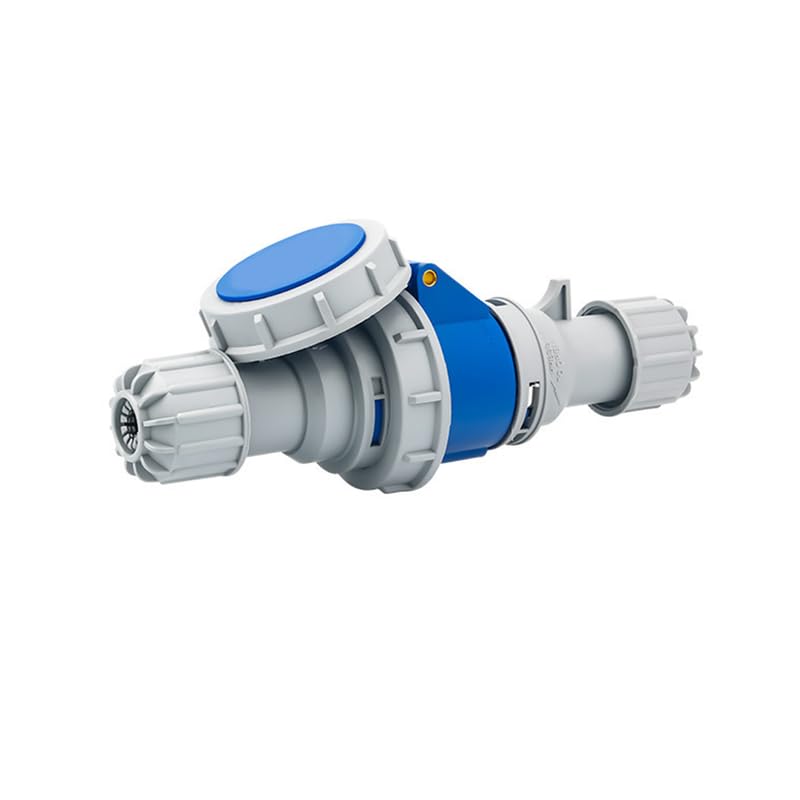 1Set Waterproof Industrial Connector Plug Socket IEC60309 3Pin 32A 200V-250V 2P+E 6H IP67 Power Connecting Activity Set for Aviation and Industry