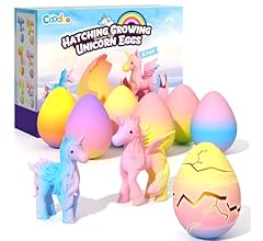 Unicorn Hatching Rainbow Eggs for Kids - 6 Pack Unicorn Gifts for Boys & Girls, Birthday Easter Basket Stuffers Gift Ideas …