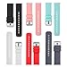 Chofit Cinturini compatibili con SoundPEATS Watch 1 cinturino, cinturino di ricambio in morbido silicone per cinturino da 20 mm, confezione da 6