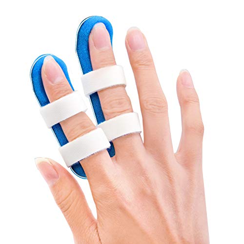 Sumiwish Trigger Finger Splint, Finger Straightener for Mallet Finger, Finger Support for Broken Finger and Knuckles Pain Relief - 2 Pack