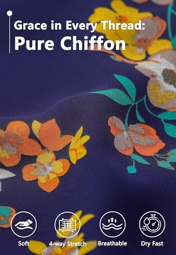 Women's 2025 Floral Summer Maxi Dress, Spring Long Sleeve V-Neck Empire Waist Dress, Flowy Wedding Guest Dresses4