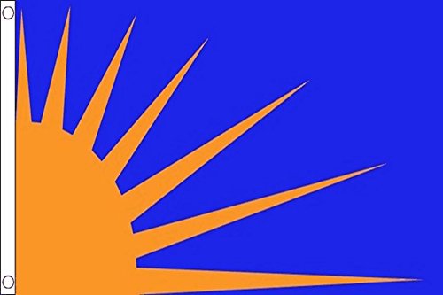 AZ FLAG, Sunbrust Flag, 3x5 Ft, 100D Polyester Sunrise Banner with Two Metal Grommets, Fade Resistant, Vivid Colors