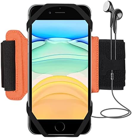 Bidook Armband Case Running Phone Holder 360° Rotatable Hiking Rowing Mountaineering Biking Phone Arm Band for iPhone 14 13 12 11 Pro Max Mini SE Xs XR X 8 7 Plus Samsung LG Google Pixel Motorola