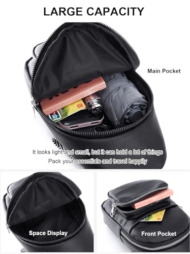 Hiflyer Trendy Leather Crossover Sling Bag for Women4