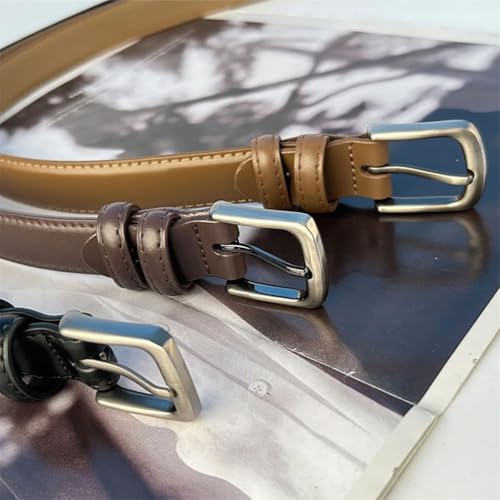 Women Genuine Leather Pin Buckle Belt Simple Fashion Belts For Dresses/Jeans2