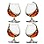 ninesung Whiskey Glasses Set of 4, Bourbon Glass, Old Fashioned Glasses, 11.5 Oz Short Stem Wine Glass for Spirits, Vodka, Scotch,Cognac, Brandy, Cocktails for New Year's