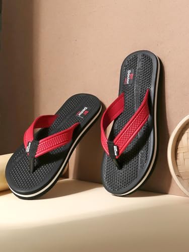 Image of Duosoft Flip Flop for Women | Soft Comfortable | Breathable | Fashionable | Stylish | Trendy | Super Soft | Lightweight | Anti-Slip Sole | Indoor & Outdoor |DW-35-Green