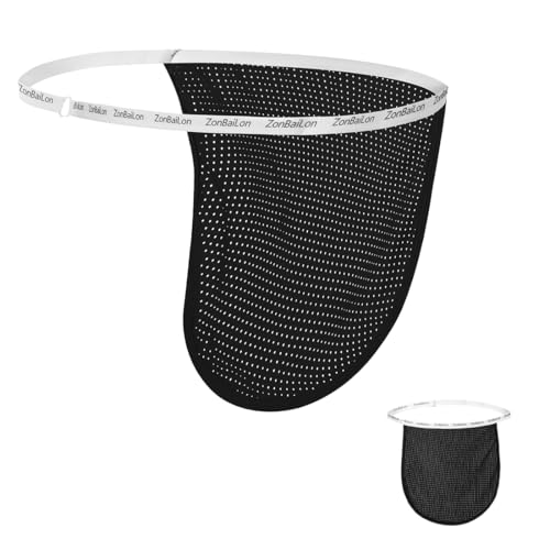 ZONBAILON Men's Thong Underwear Sexy Loincloth Mesh Hole Adjustable Size